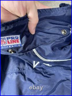 Vintage Nike Pro Line Dallas Cowboys Full Zip Puffer Coat NFL Nike Jacket Sz. L