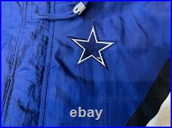 Vintage Pro Line Apex One Dallas Cowboys Winter Jacket With Hood