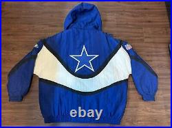 Vintage Pro Line Apex One Dallas Cowboys Winter Jacket With Hood