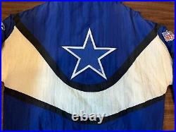 Vintage Pro Line Apex One Dallas Cowboys Winter Jacket With Hood