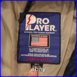 Vintage Pro Player Dallas Cowboys Adult L Puffer Coat Blue Experience Y2k Retro