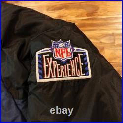 Vintage Pro Player Dallas Cowboys Adult L Puffer Coat Blue Experience Y2k Retro