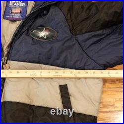 Vintage Pro Player Dallas Cowboys Adult L Puffer Coat Blue Experience Y2k Retro