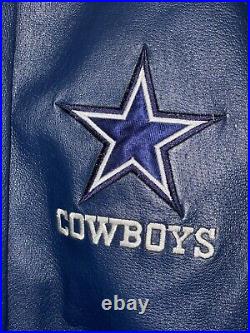 Vintage Pro Player Dallas Cowboys Leather Jacket XL