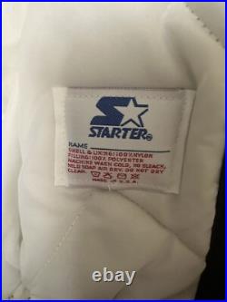 Vintage RARE PROMO Coka Cola 1990s Starter Dallas Cowboys Puffer Jacket Mens XL