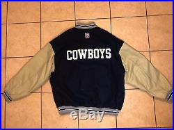 Vintage Rare Logo Athletic Wool Letterman Dallas Cowboys Nike Jacket Coat XXL