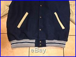 Vintage Rare Logo Athletic Wool Letterman Dallas Cowboys Nike Jacket Coat XXL