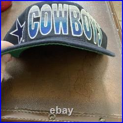 Vintage Rare Starter Dallas Cowboys Tri Color SnapBack Tripower
