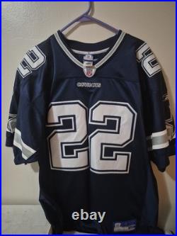 Vintage Reebok Authentic NFL Dallas Cowboys Emmitt Smith 22 Jersey 50 2XL