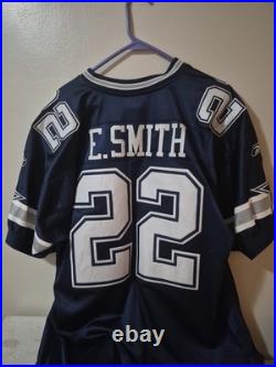 Vintage Reebok Authentic NFL Dallas Cowboys Emmitt Smith 22 Jersey 50 2XL