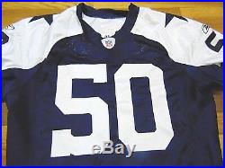 Vintage Reebok NFL Dallas Cowboys Scott Fujita Team Issued Authentic Jersey 50