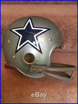 Vintage Riddell Kra-Lite TK2 Football Helmet-1971 Dallas Cowboys -Staubach Rare
