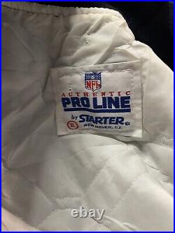 Vintage STARTER NFL Dallas Cowboys 80's 90's Satin Jacket Size XLarge