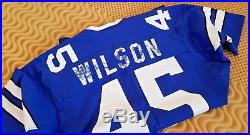 Vintage Southland Dallas Cowboys Steve Wilson Blue Game Used Worn Jersey NFL