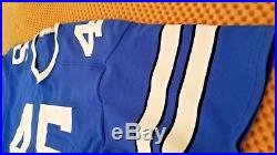 Vintage Southland Dallas Cowboys Steve Wilson Blue Game Used Worn Jersey NFL
