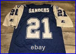 Vintage Starter Dallas Cowboys Deion Sanders Primetime 1995 NFL Jersey Sz 48 LG Vintage Starter Dallas Cowboys Deion Sanders Primetime 1995 NFL Jersey Sz 48 LG