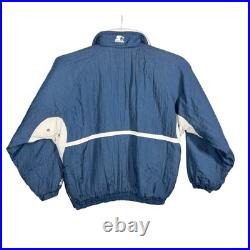 Vintage Starter Dallas Cowboys Puffer Jacket Qtr Zip Mens XL NFL Football 90's