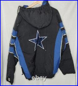 Vintage Starter Jacket Men's XL NFL Dallas Cowboys Pro Line 1/2 Zip Texas 90's Vintage Starter Jacket Men's XL NFL Dallas Cowboys Pro Line 1/2 Zip Texas 90's