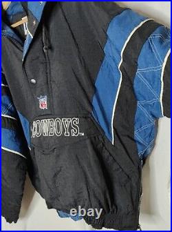 Vintage Starter Jacket Men's XL NFL Dallas Cowboys Pro Line 1/2 Zip Texas 90's Vintage Starter Jacket Men's XL NFL Dallas Cowboys Pro Line 1/2 Zip Texas 90's