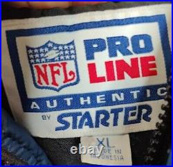 Vintage Starter Jacket Men's XL NFL Dallas Cowboys Pro Line 1/2 Zip Texas 90's Vintage Starter Jacket Men's XL NFL Dallas Cowboys Pro Line 1/2 Zip Texas 90's
