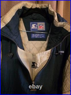 Vintage Starter NFL Dallas Cowboys Anorak Jacket Size XL VTG 1990s Zip Navy