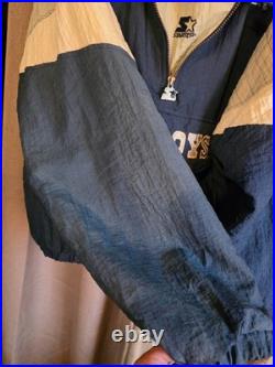 Vintage Starter NFL Dallas Cowboys Anorak Jacket Size XL VTG 1990s Zip Navy