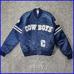 Vintage Starter NFL Men's Bomber Jacket Dallas Cowboys RARE EXTRA PATCHES Medium Vintage Starter NFL Men's Bomber Jacket Dallas Cowboys RARE EXTRA PATCHES Medium