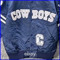 Vintage Starter NFL Men's Bomber Jacket Dallas Cowboys RARE EXTRA PATCHES Medium Vintage Starter NFL Men's Bomber Jacket Dallas Cowboys RARE EXTRA PATCHES Medium