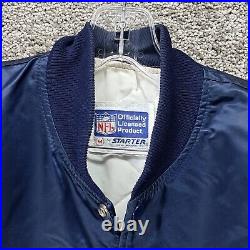 Vintage Starter NFL Men's Bomber Jacket Dallas Cowboys RARE EXTRA PATCHES Medium Vintage Starter NFL Men's Bomber Jacket Dallas Cowboys RARE EXTRA PATCHES Medium
