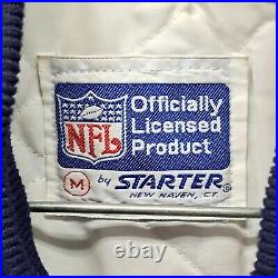 Vintage Starter NFL Men's Bomber Jacket Dallas Cowboys RARE EXTRA PATCHES Medium Vintage Starter NFL Men's Bomber Jacket Dallas Cowboys RARE EXTRA PATCHES Medium