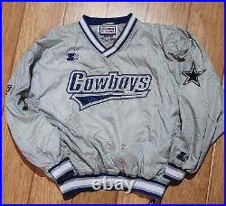Vintage Starter Pro Line NFL Dallas Cowboys Men Jacket Sz Large