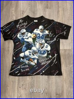 Vintage Starter Rare Dallas cowboys Emmitt Smith Deion Sanders Shirt Vintage Starter Rare Dallas cowboys Emmitt Smith Deion Sanders Shirt