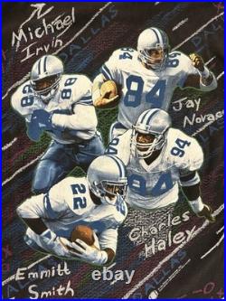 Vintage Starter Rare Dallas cowboys Emmitt Smith Deion Sanders Shirt Vintage Starter Rare Dallas cowboys Emmitt Smith Deion Sanders Shirt