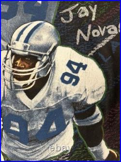 Vintage Starter Rare Dallas cowboys Emmitt Smith Deion Sanders Shirt