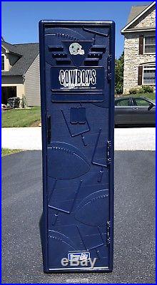 Vintage Suncast NFL Dallas Cowboys Football Full Size 4-ft Tall Storage Locker