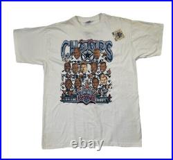 Vintage Super Bowl XXVII XL T Shirt 1993 Dallas Cowboys Salem Single Stitch