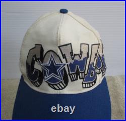 Vintage Team NFL Dallas Cowboys Graffiti Drew Pearson Football Snapback Cap Hat