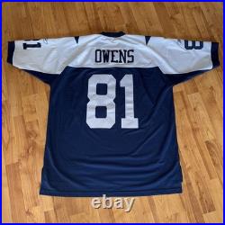 Vintage Terrell Owen's XL Dallas Cowboys Reebok Throwback Jersey