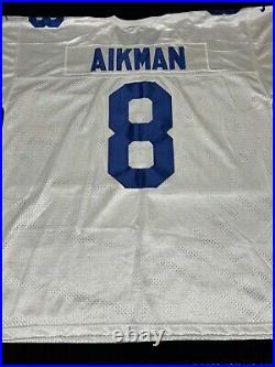 Vintage Troy Aikman 8 Dallas Cowboys Team Nike NFL Football Jersey XXL White Y2K