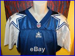 Vintage Wilson NFL Pro Line Authentic Blank Dallas Cowboys Stitched Jersey Sz 42