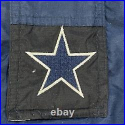 Vintage Y2K Dallas Cowboys Pro Line Starter Puffer Jacket Mens L Hooded Pullover