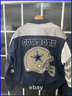 Vintage dallas cowboys jeff hamilton jacket large