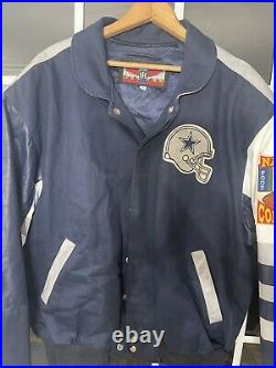 Vintage dallas cowboys jeff hamilton jacket large