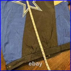 Vintage dallas cowboys pro line apex one starter jacket large mens
