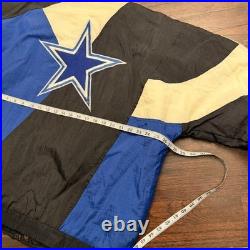 Vintage dallas cowboys pro line apex one starter jacket large mens