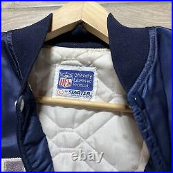 Vtg 1980s Dallas Cowboys Starter Pro Line Satin Jacket Men's Large USA Nice