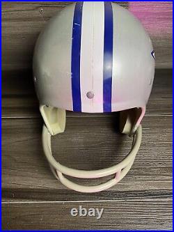 Vtg 1982 Rawlings HNFL-N DALLAS COWBOYS NFL Football Helmet Size Small Made USA