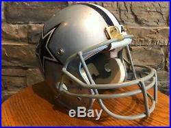Vtg 1987 DALLAS COWBOYS Game Used Worn Schutt BIKE AiR Power Football Helmet