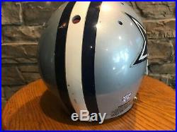 Vtg 1987 DALLAS COWBOYS Game Used Worn Schutt BIKE AiR Power Football Helmet