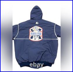 Vtg 1990 Starter Player of the Year Cowboys Emmitt Smith Miller Lite Sz XL